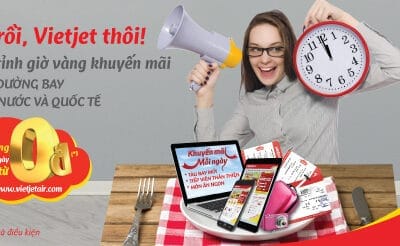 Vietjet mở bán vé 0 đồng – Đón hè sôi động