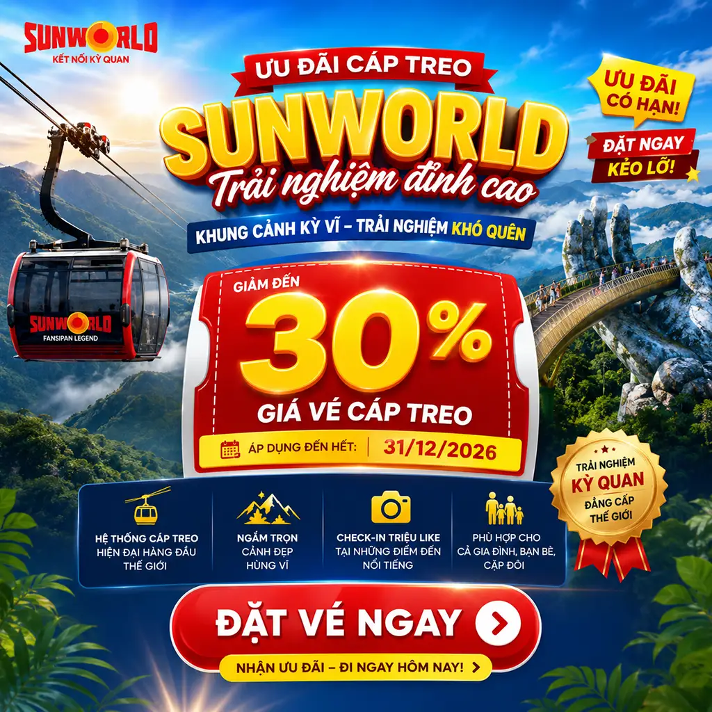 đặt vé cáp treo sunworld nhận ưu đãi tới 30% - bn01