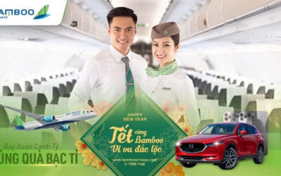 Mua vé Bamboo Airways có cơ hội trúng xe hơi Mazda CX5
