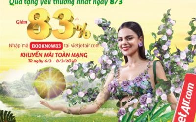 Vietjet Air gửi tặng bạn quà tặng yêu thương nhất ngày 8/3