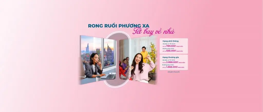 Tổng đài đặt vé 9 Ưu Đãi Đồng Giá Vé Tết Vietnam Airlines