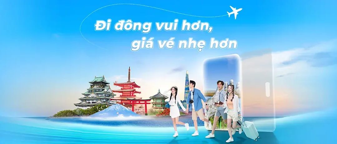 Vietnam Airlines Ưu đãi mua theo nhóm – Giảm đến 15%